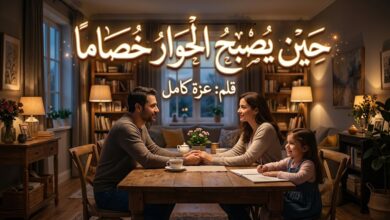 حين يصبح الحوار خصاما. بقلم عزه كامل