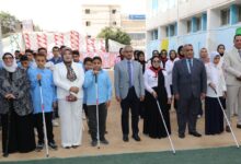 محافظ بني سويف يشهد الاحتفال باليوم العالمي للعصا البيضاء بشرق النيل