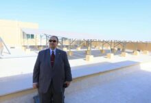 رئيس جامعة كفر الشيخ يتفقد منظومة الطاقة الشمسية..
