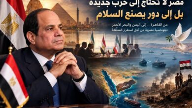 مصر بوابة السلام لا ساحة الحرب.. رؤية بقلم : عماد نويجي