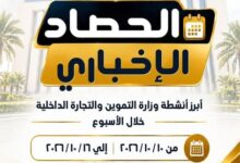 بالفيديو .. الموجز الإخباري لأبرز أنشطة وزارة التموين والتجارة الداخلية