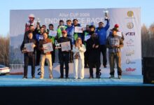 أريستانباي بطل محطة كازاخستان لسلسلة سباقات قرية الإمارات العالمية للقدرة