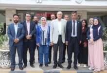 وفد من أمانة حزب حماة الوطن بمركز ومدينة السادات يزور اللواء جمال الخشن
