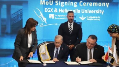 جامعة هليوبوليس توقع بروتوكول تعاون مع البورصة المصرية