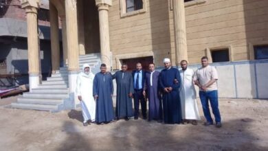افتتاح مسجد عبود مبارك بتكلفه 5ملا ين جنيه
