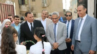 محافظ بني سويف يتفقد الحملة القومية لتطعيم الأطفال ضد مرض الحصبة والحصبة الألمانية