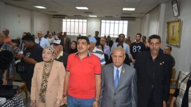 احتفال اللجنة النقابية للعاملين بجامعة الإسكندرية بحرب أكتوبر المجيدة