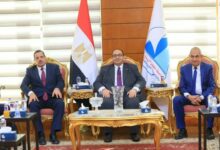 رئيس جامعة كفر الشيخ يستقبل وفد بنك الاستثمار القومي