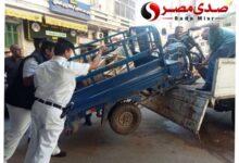 حي وسط الإسكندرية يرفع 230 حالة إشغال و40 "هالكاً" بالحضرة القبلية.  