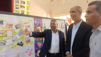 افتتاح المعرض الصحفي "ملحمة النصر" بتعليم نجع حمادي