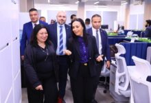 وزيرة التضامن الاجتماعي تتفقد المقر العام لصندوق دعم مشروعات الجمعيات الأهلية