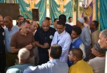 محافظ أسوان يتفقد القافلة الطبية المجانية لمجلس الوزراء بكوم أمبو.