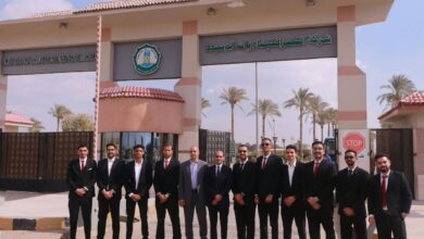 جامعة سوهاج تنظم زيارة ميدانية لطلابها إلى شركة النصر للكيماويات الوسيطة بأبو رواش