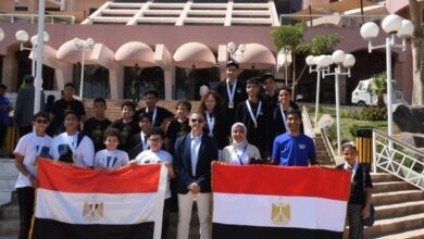 تكريم محافظ أسوان أثناء مشاركته فى فعاليات المنتدى الأفروآسيوى للإبداع والتكنولوجيا.