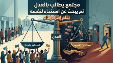 مجتمع يطالب بالعدل ثم يبحث عن استثناء لنفسه.. بقلم/ إسراء إمام